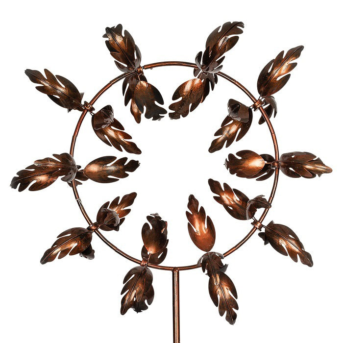 11855-garden-225cm-metal-lsd-wind-spinner-outdoor-decor-bronze