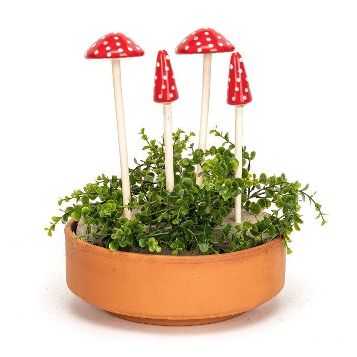 12098-garden-ceramic-mushroom-red-sticks-outdoor-decor-assorted