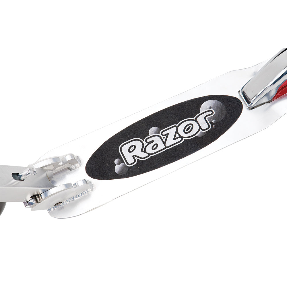 13013201-razor-a5-lux-kick-scooter-silver-red-kids-ride-on-toy-8y