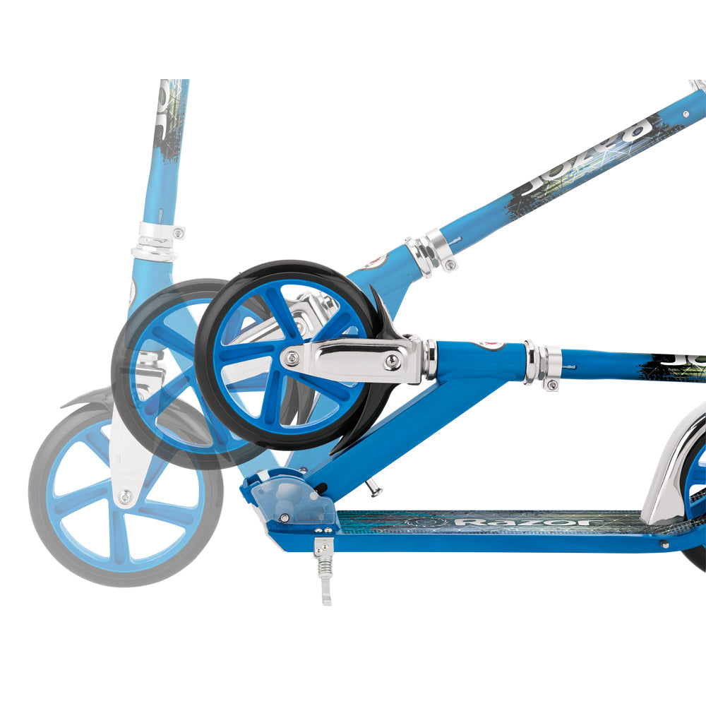 13013240-razor-a5-lux-kick-scooter-blue-kids-ride-on-toy-8y