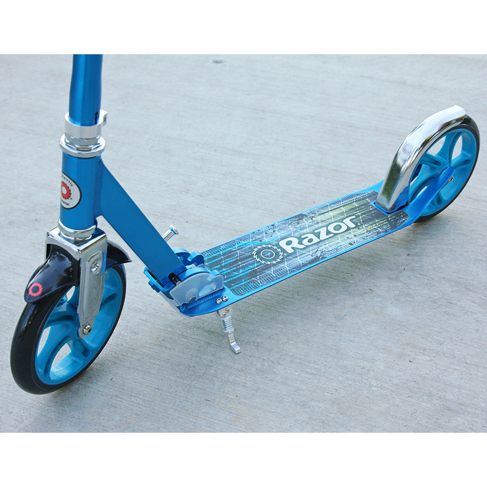 13013240-razor-a5-lux-kick-scooter-blue-kids-ride-on-toy-8y