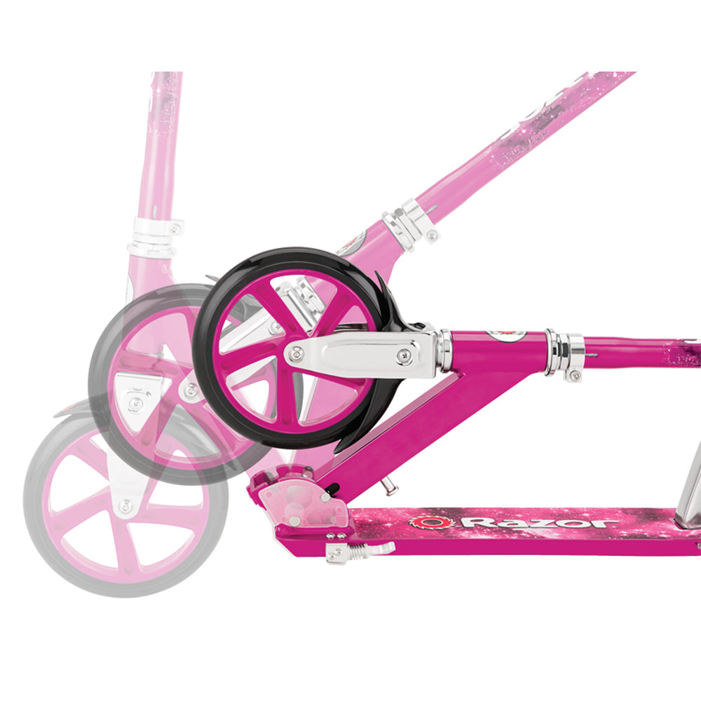 13013261-razor-a5-lux-kick-scooter-pink-kids-ride-on-toy-8y