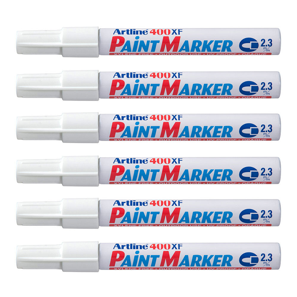 140063-12pk-artline-400-permanent-paint-marker-2-3mm-bullet-nib-white-hs