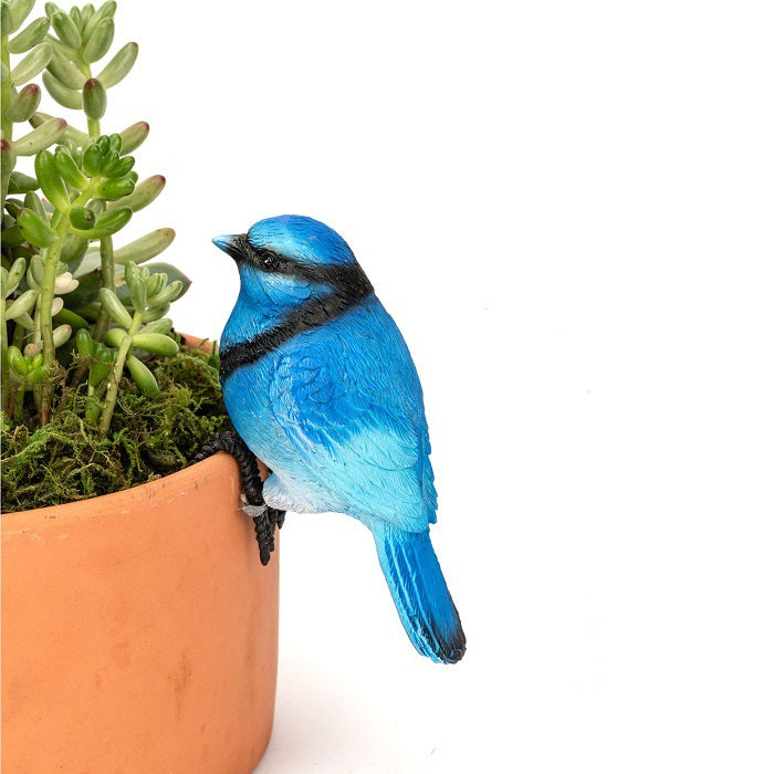 14085-garden-polyresin-12cm-blue-bird-pot-sitter-ornament-decor