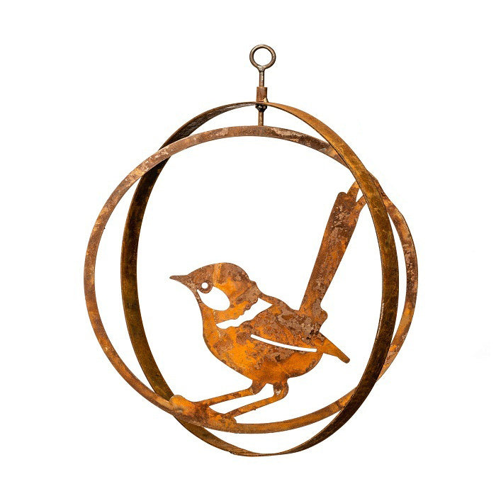 14733-garden-35cm-double-swiveling-ring-bird-hanging-decor-assorted