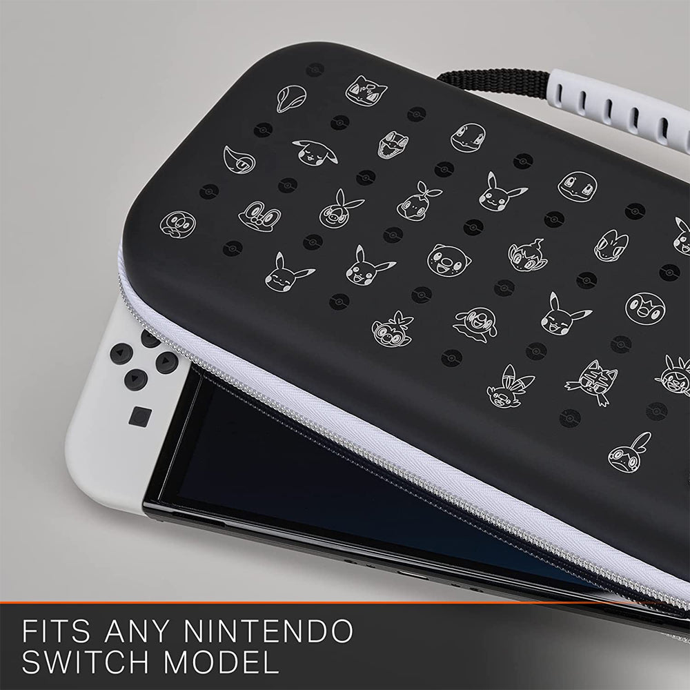1522749-01-powera-protection-case-for-nintendo-switch-oled-lite-pikachu-black-silver