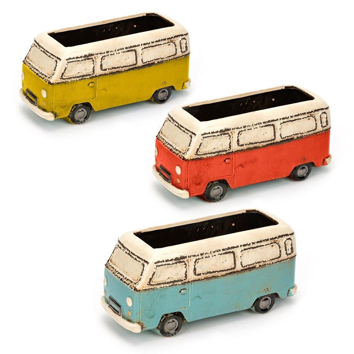 16102-camper-van-25cm-pot-planter-garden-decor-assorted