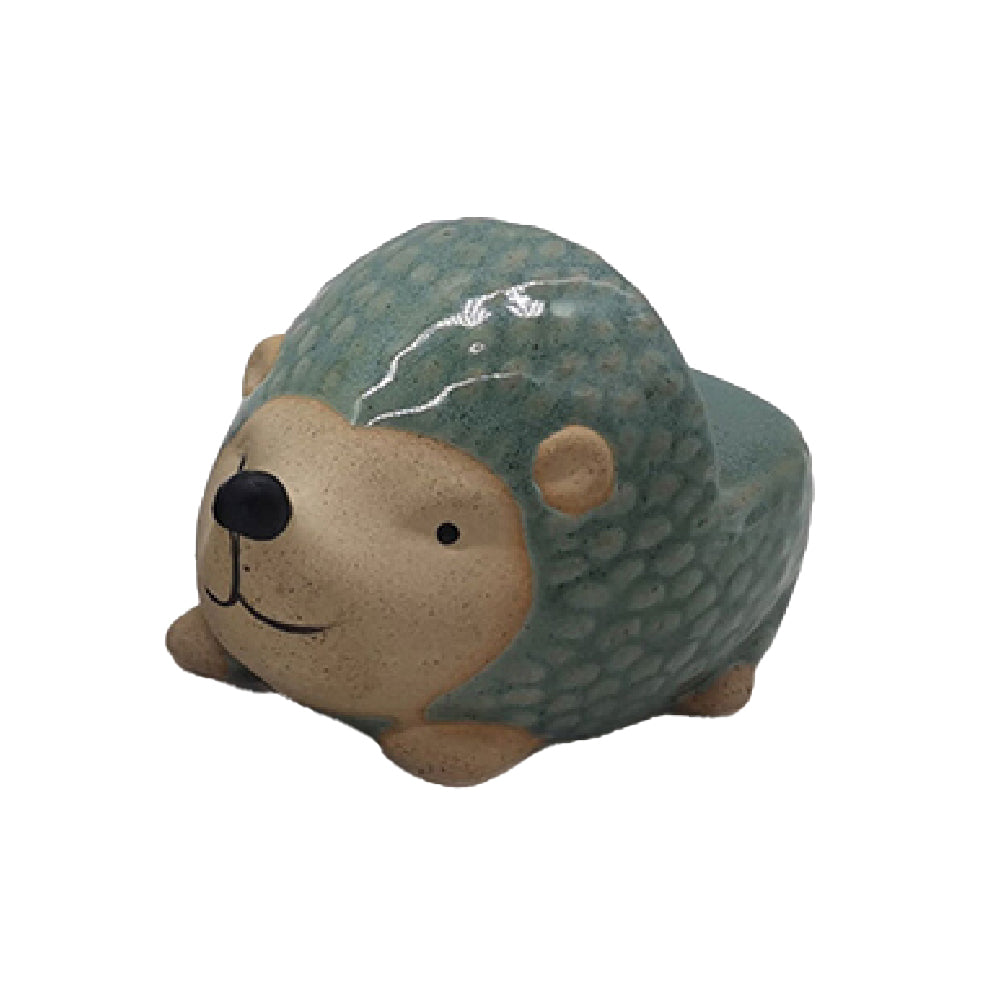 16157-ceramic-9-5cm-pot-planter-w-echidna-feet-garden-decor-assorted