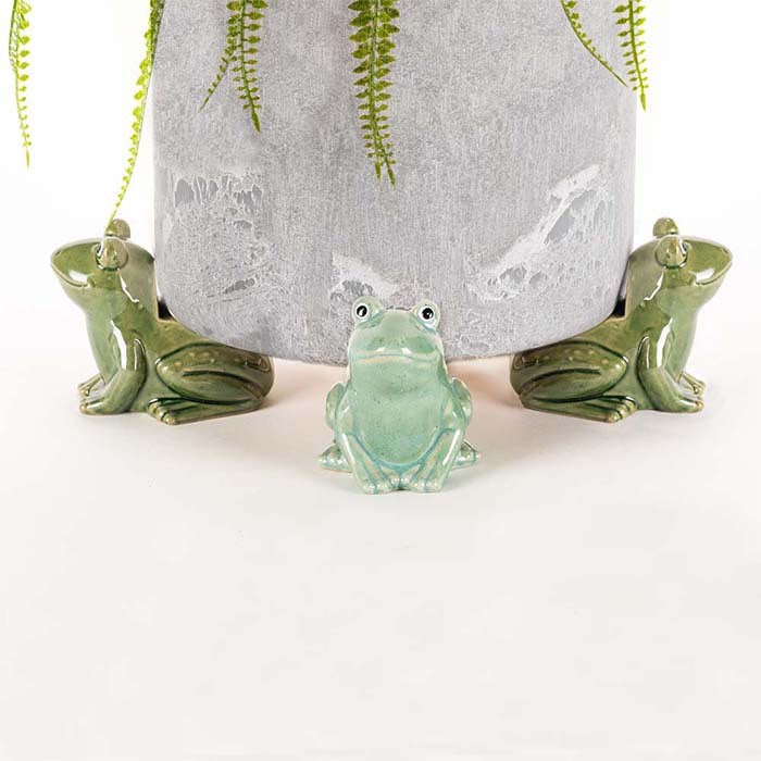 16164-ceramic-8cm-pot-planter-w-frog-feet-garden-decor-assorted