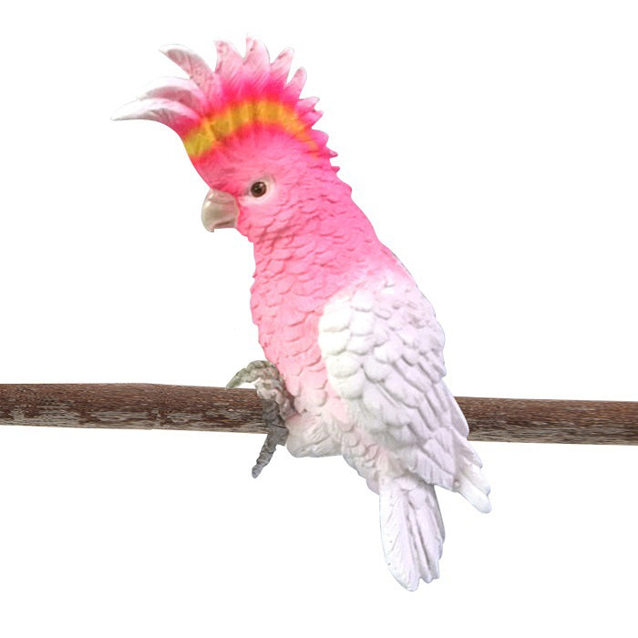 16393-major-mitchell-12cm-cocky-pot-sitter-planter-garden-decor-pink