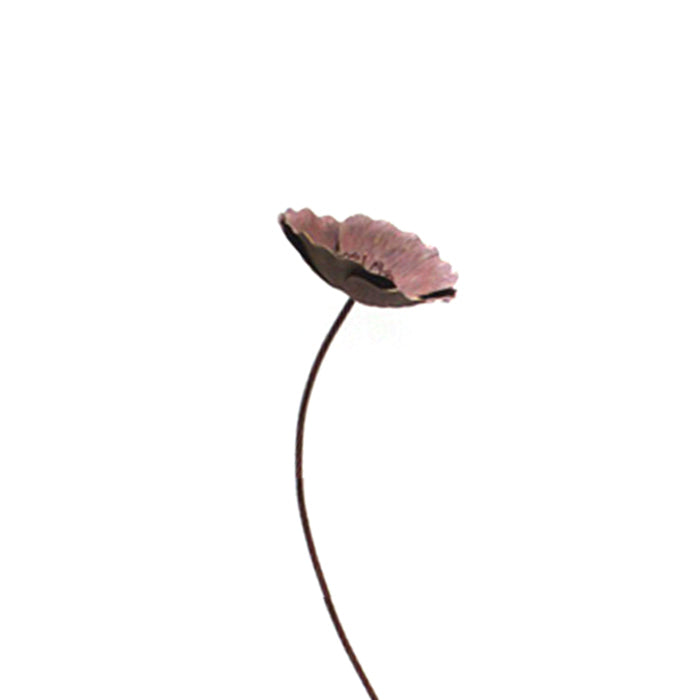17383-garden-metal-75cm-stake-poppy-flower-ornament-decor-rust-large
