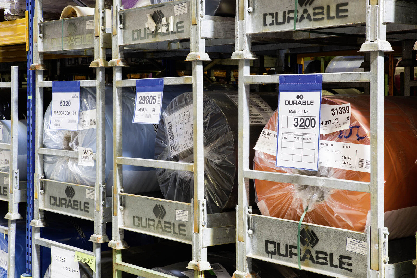 174607-10pk-durable-neodym-magnetic-a5-document-sleeve-landscape-dark-blue