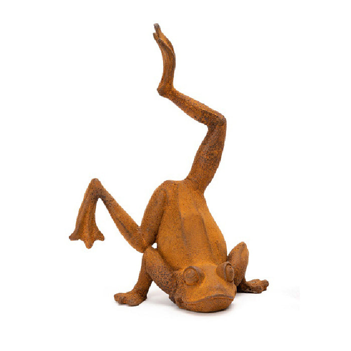 17680-garden-ornament-cast-iron-frogs-outdoor-decor-assorted