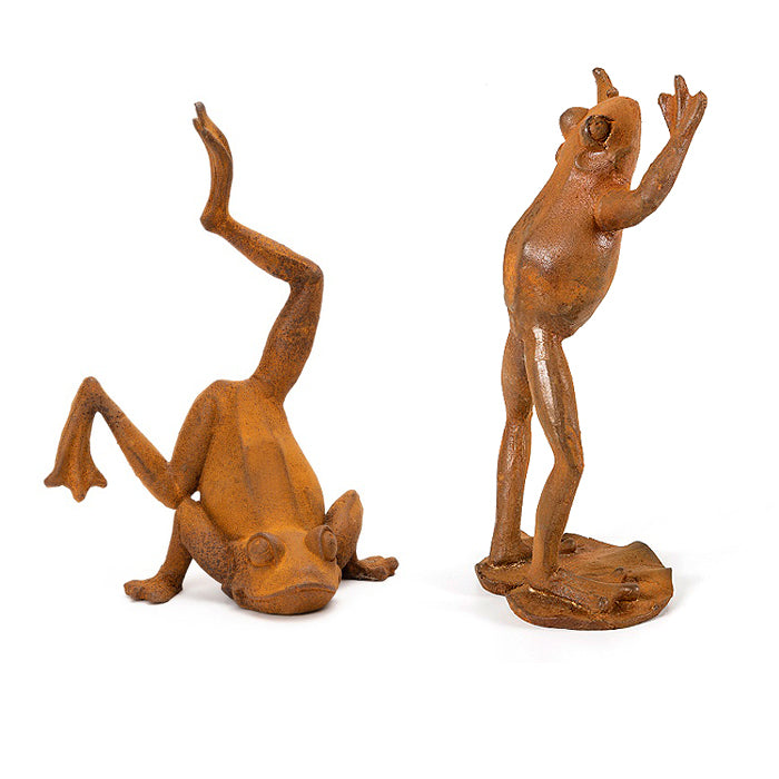 17680-garden-ornament-cast-iron-frogs-outdoor-decor-assorted