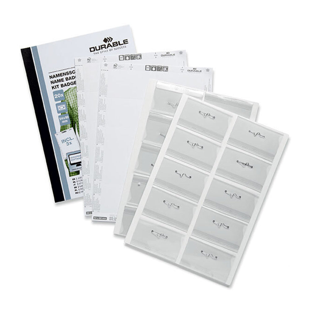 1869700-20pk-durable-5-4x9cm-name-badge-pin-printable-insert-pack