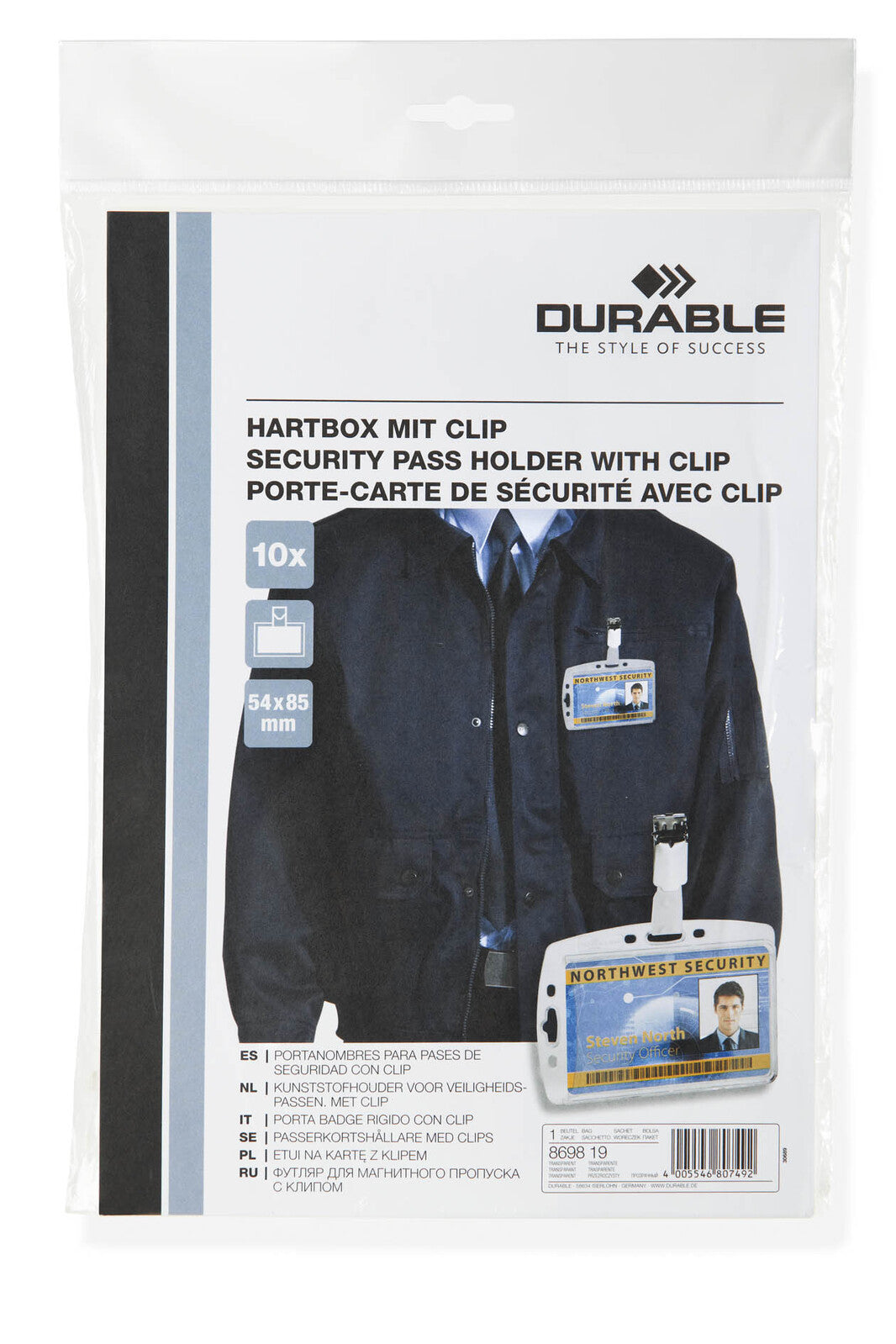 1869819-10pk-durable-5x8cm-acrylic-card-pass-holder-w-clip-clear