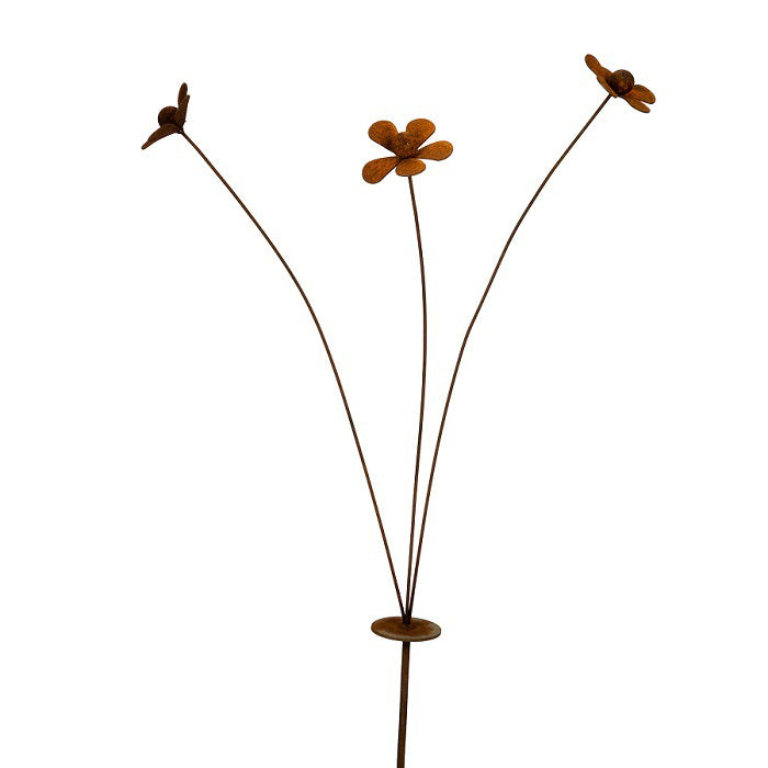 18755-garden-ornament-rust-metal-90cm-stake-daisy-spray-decor