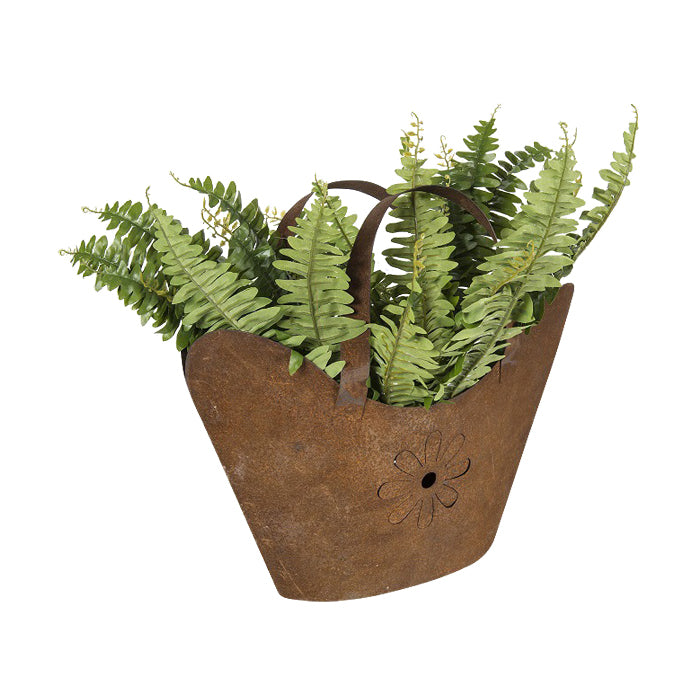 18786-planter-pot-25cm-metal-handbag-plant-container-small-brown