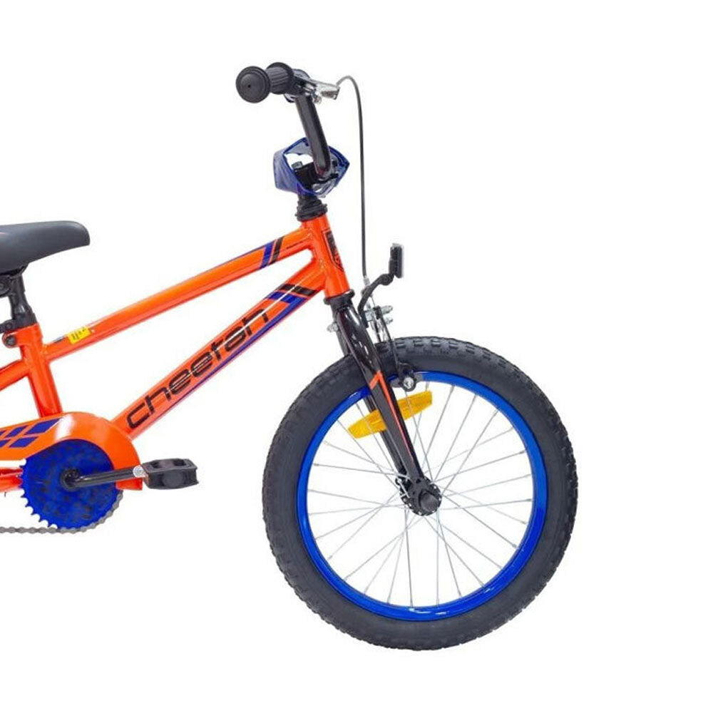 19237-cheetah-amigo-boys-16-inch-bike-gloss-pearl-orange-black-navy-blue-3-6y