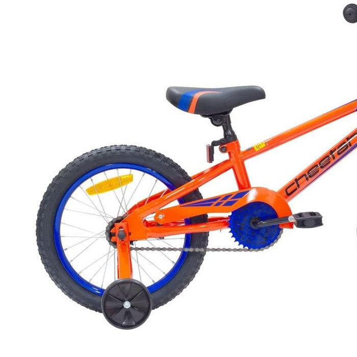 19237-cheetah-amigo-boys-16-inch-bike-gloss-pearl-orange-black-navy-blue-3-6y