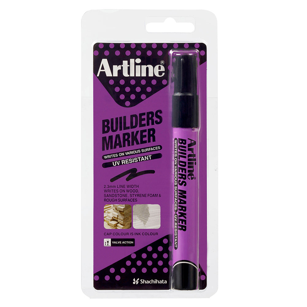 195201hs-12pk-artline-builders-permanent-marker-2-3mm-bullet-nib-black-hs