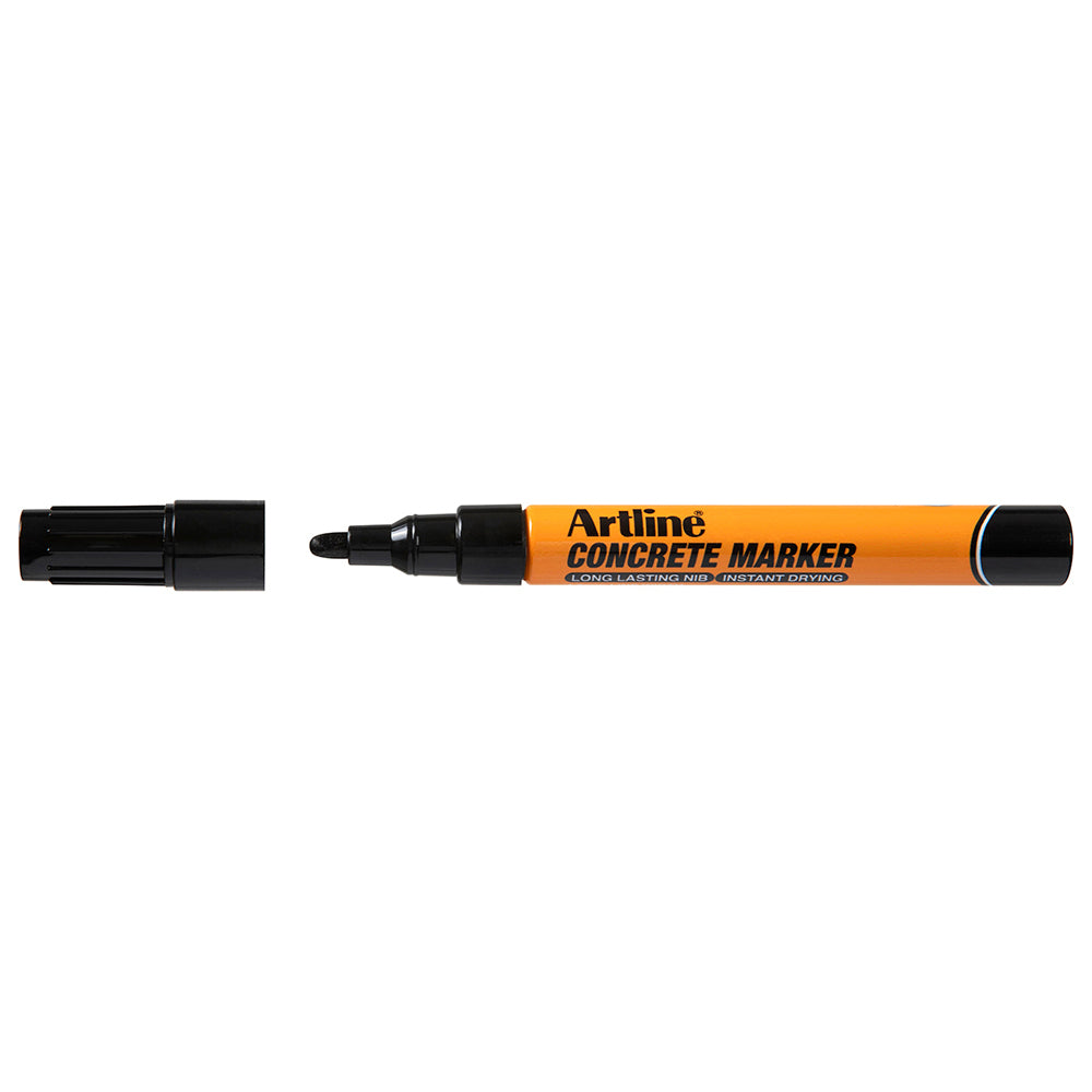 195401b-12pk-artline-concrete-permanent-marker-1-5mm-bullet-nib-black