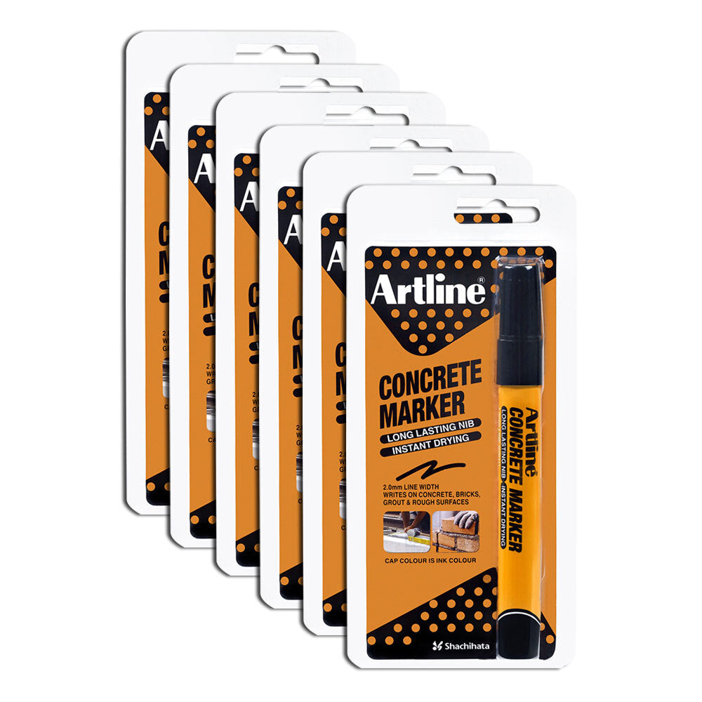 195401hs-12pk-artline-concrete-permanent-marker-1-5mm-bullet-nib-black-hs
