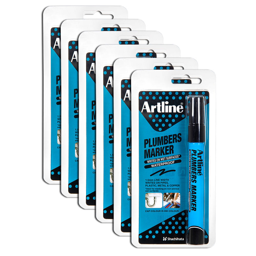 195501hs-12pk-artline-plumbers-permanent-marker-1-0mm-bullet-nib-black-hs