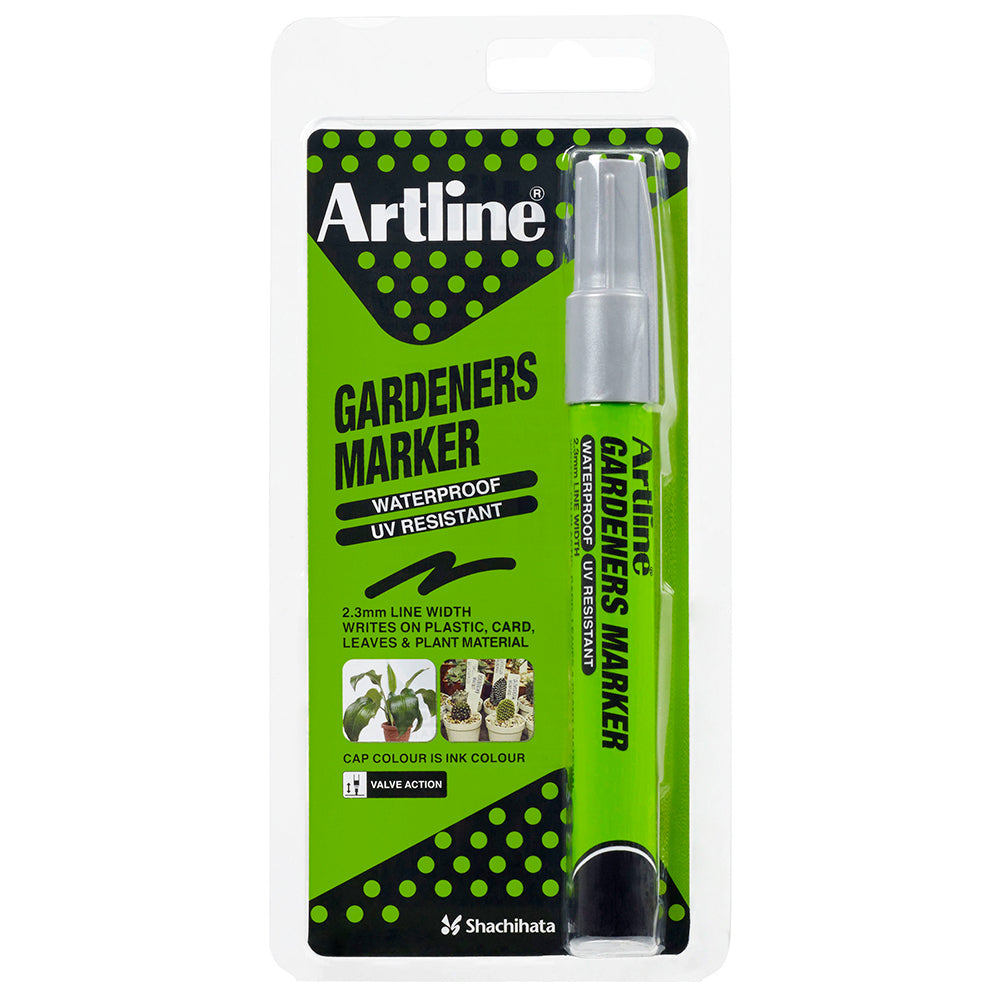 195762hs-12pk-artline-gardeners-permanent-marker-fade-resistant-silver-hs