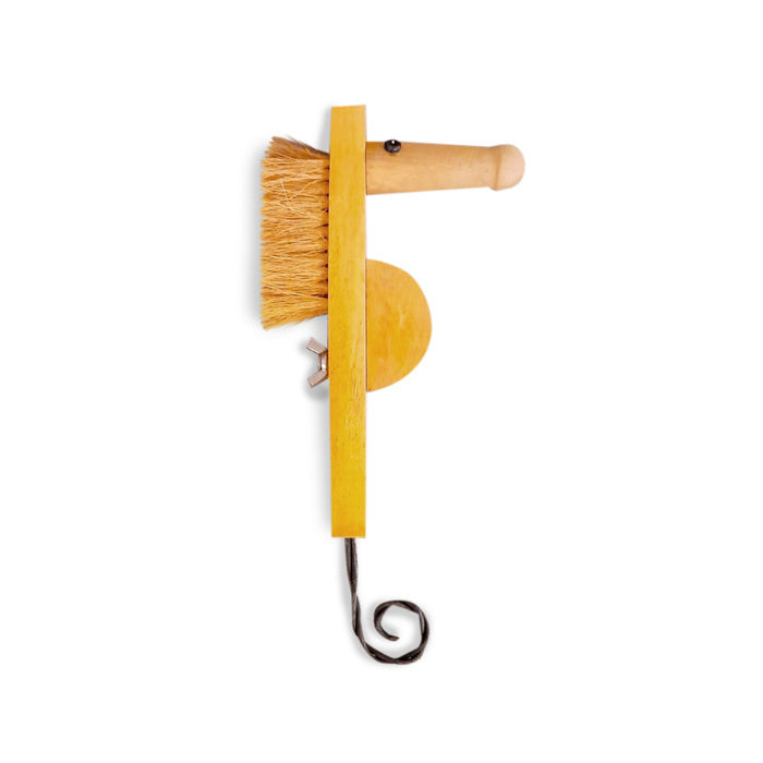 19813-brush-art-51cm-sea-horse-outdoor-garden-home-decor-yellow