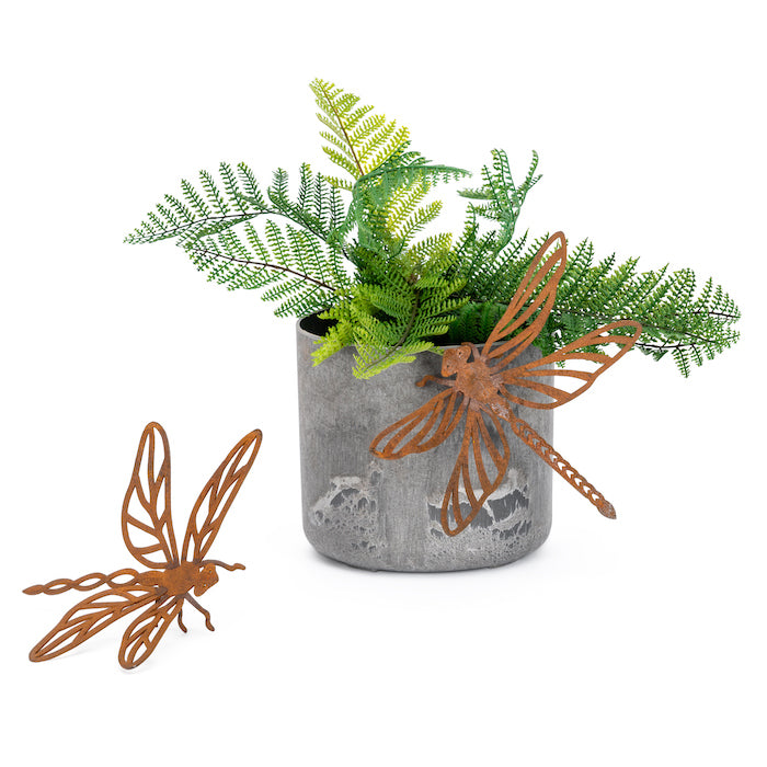 19837-pot-hanger-dragonfly-corten-steel-decor-large-assorted