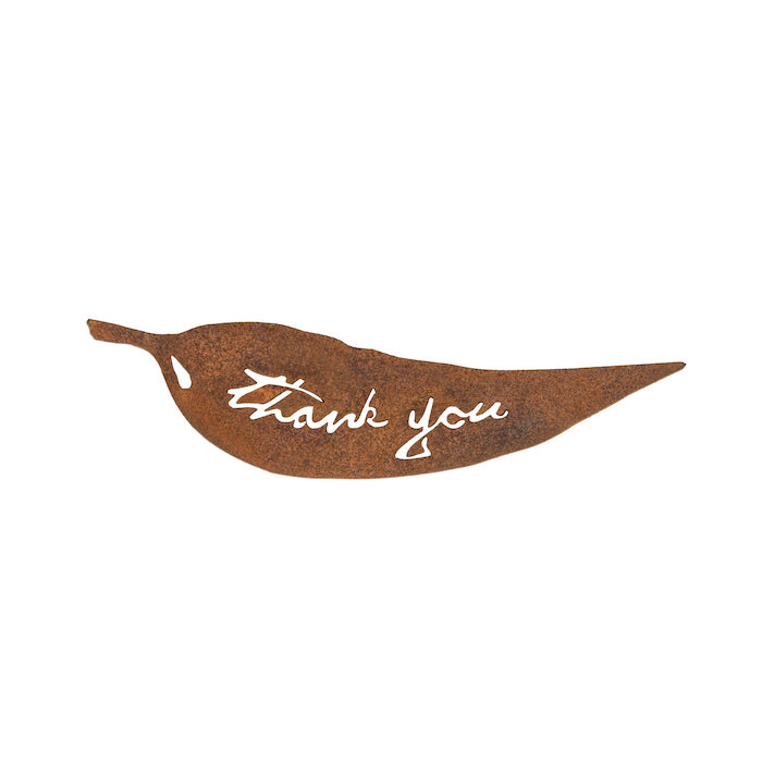 19929-tag-gum-16cm-leaf-thank-you-corten-steel-rust-ornament-garden-decor-brown