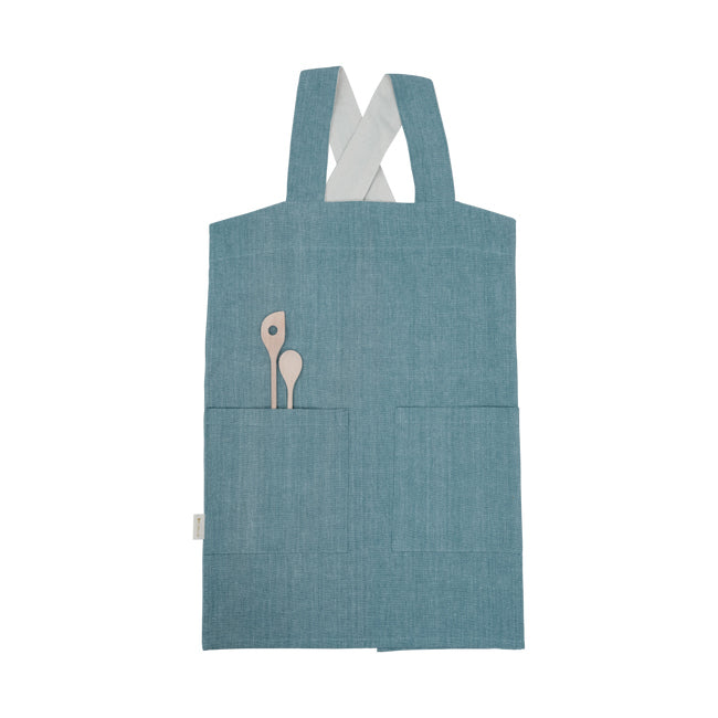2006238049-fabelab-77cm-kitchen-100-cotton-apron-chambray-blue-spruce