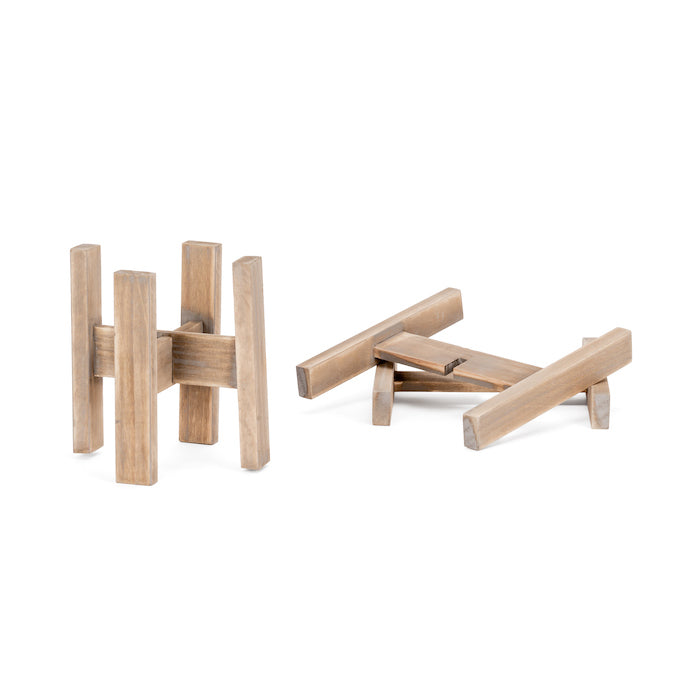 20147-2pc-knock-down-wood-16cm-plant-stand-w-straight-leg-natural