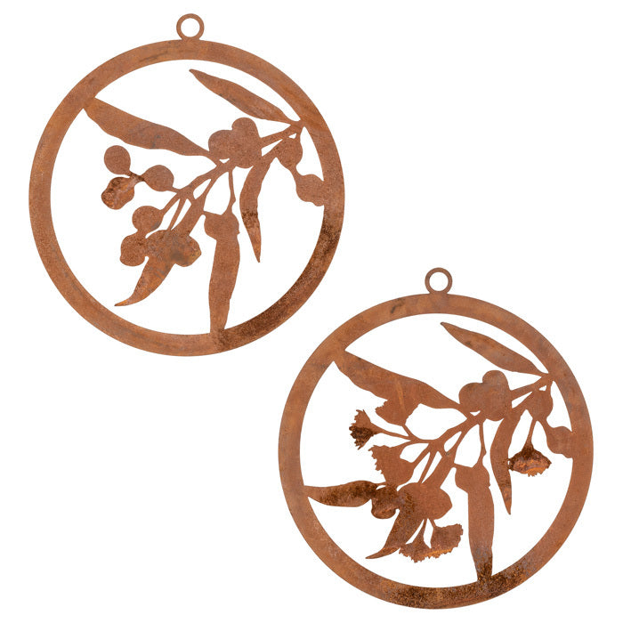 20246-single-ring-gum-corten-steel-hanging-garden-decor-assorted