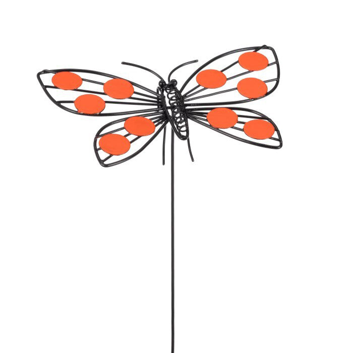 20789-metal-butterfly-wire-on-sick-13cm-ornament-decor-small-assorted