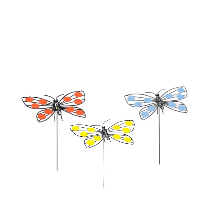 20789-metal-butterfly-wire-on-sick-13cm-ornament-decor-small-assorted