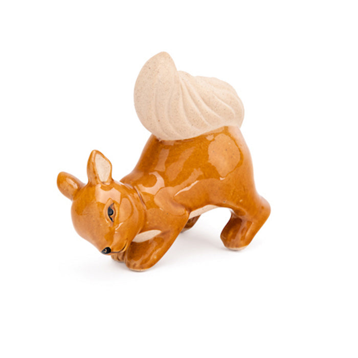 21458-squirrel-9cm-pot-planter-sitter-ornament-decor-brown