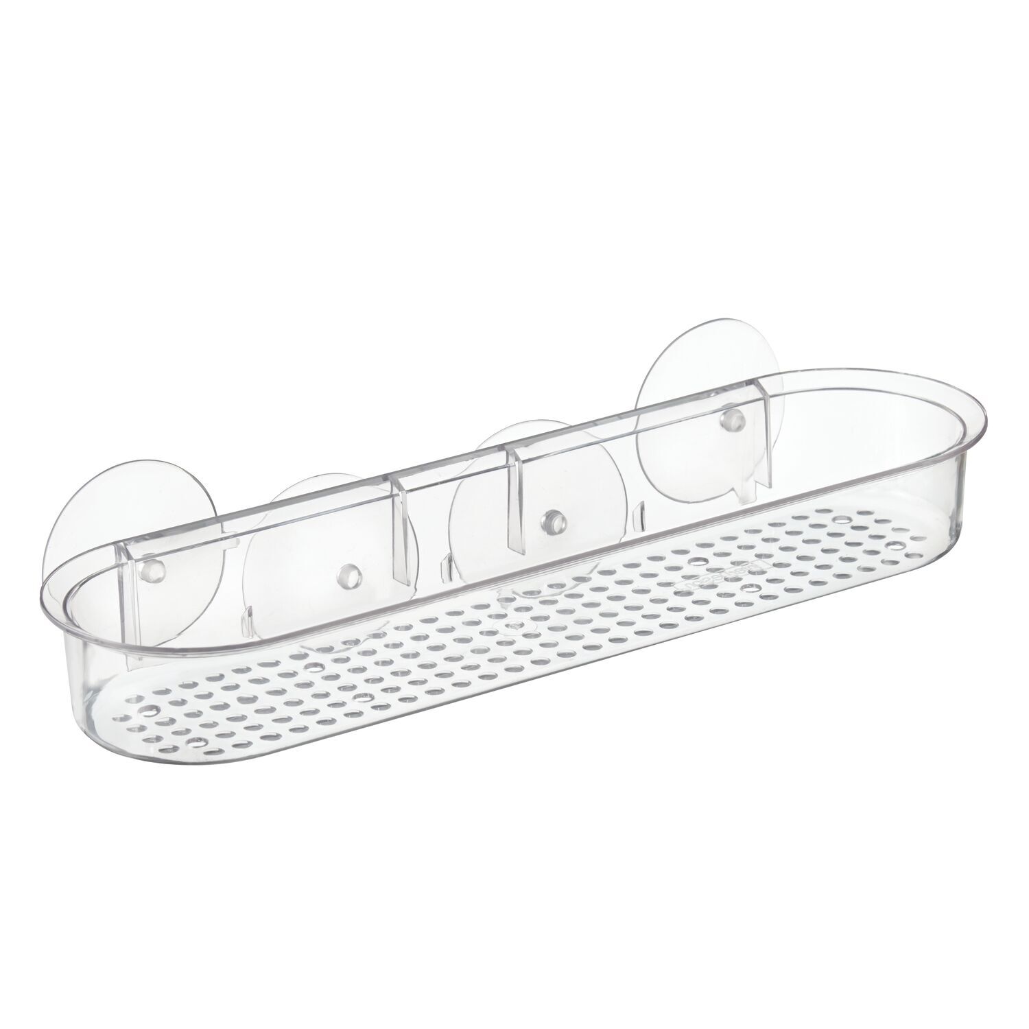 21700-idesign-classic-38x11cm-suction-shelf-shower-tub-caddy-clear