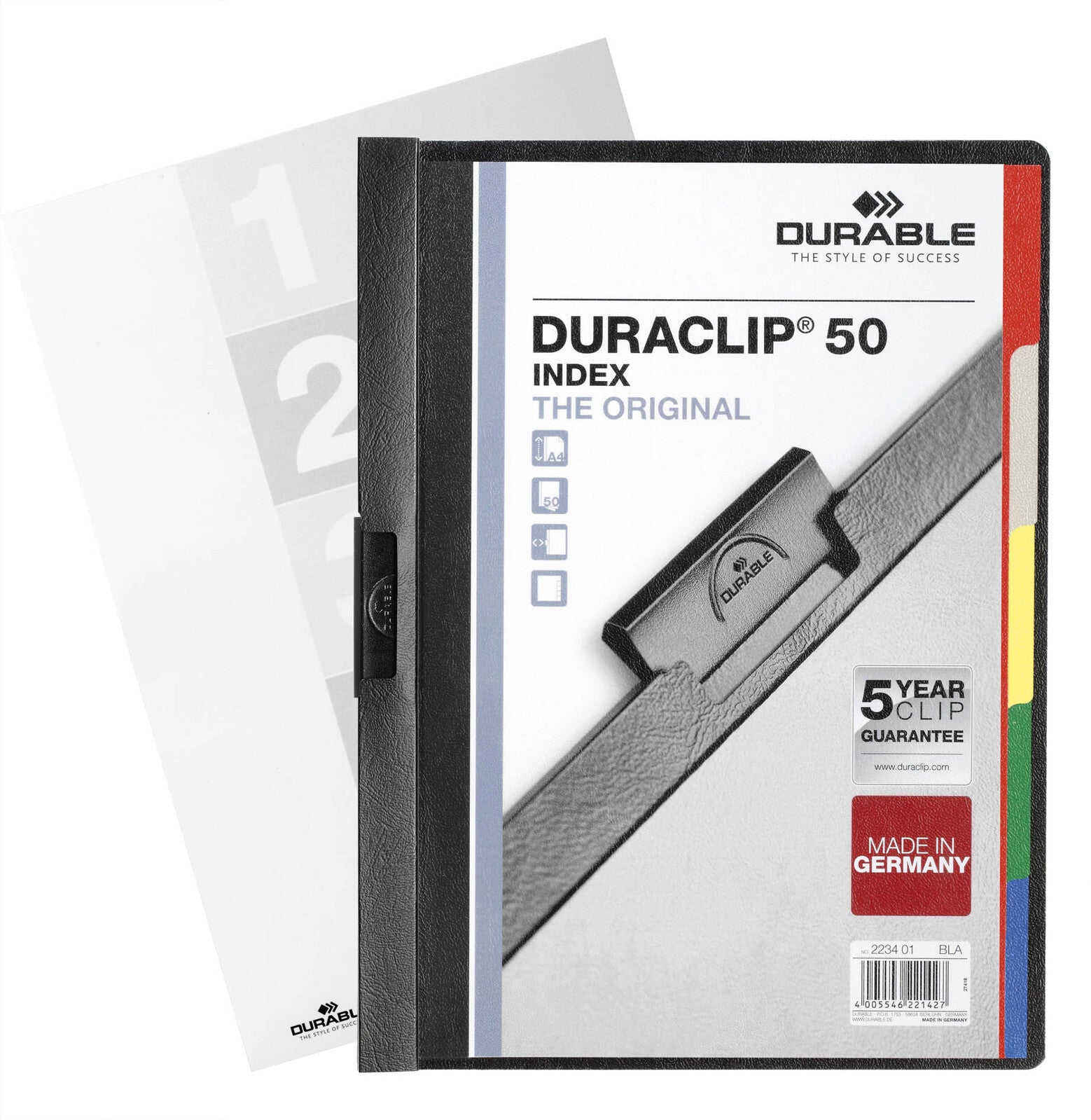 223401-durable-duraclip-5-tab-index-file-a4-document-folder-black