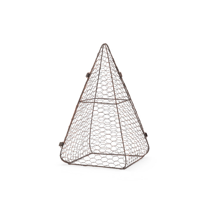 22851-triangular-metal-cloche-plant-protector-large-brushed-brown