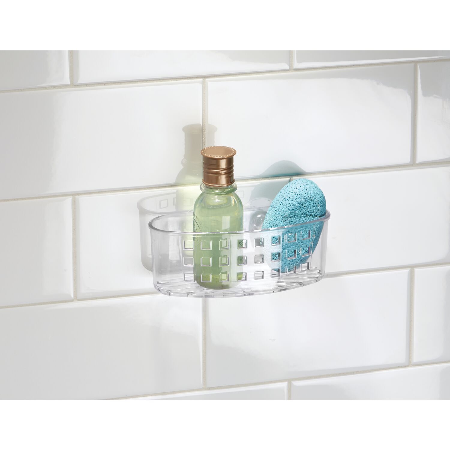 23600-idesign-classic-16-5cm-suction-bath-caddy-basket-clear