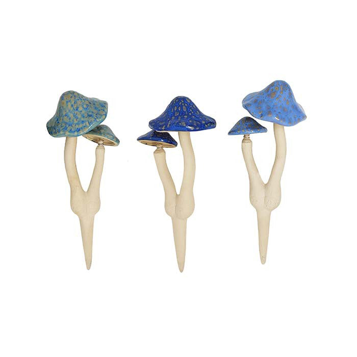 24572-mushroom-double-29cm-ceramic-garden-ornament-decor-blue
