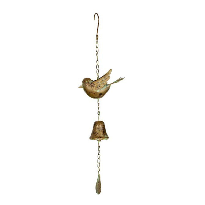 24725-chain-bird-w-bell-55cm-hanging-garden-ornament-decor-assorted