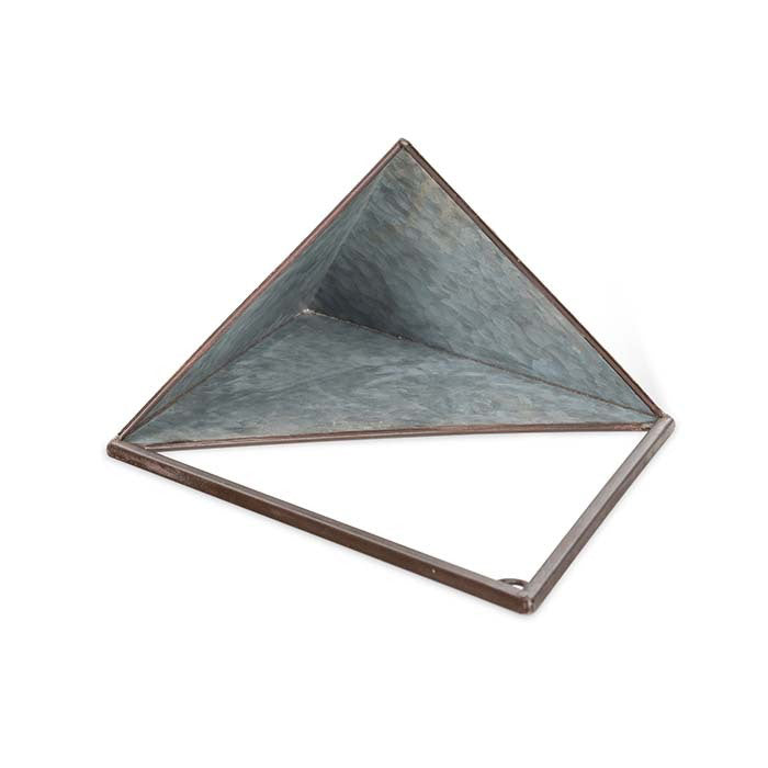 24893-2pc-pot-wall-prism-hanging-planter-outdoor-yard-patio-garden-decor-bronze