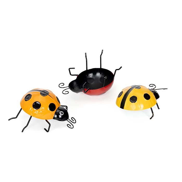 25050-ladybug-10cm-pot-planter-sitter-garden-decor-small-assorted