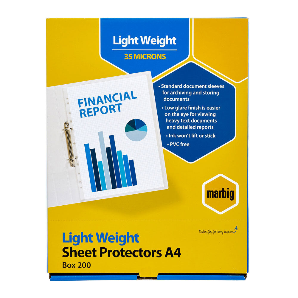 25158-200pc-marbig-light-weight-a4-sheet-protectors-document-sleeves