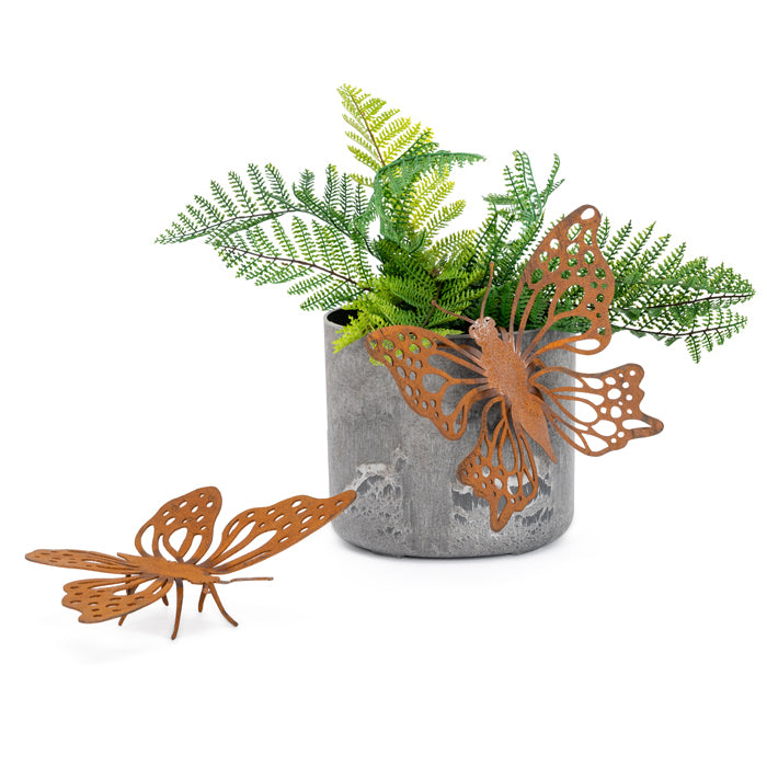 25357-pot-hanger-steel-outdoor-ornament-w-holes-garden-decor-small-assorted