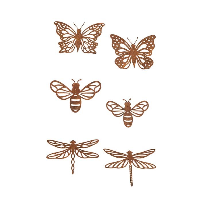 25364-pot-hanger-corten-steel-outdoor-ornament-w-holes-garden-decor-large-assorted