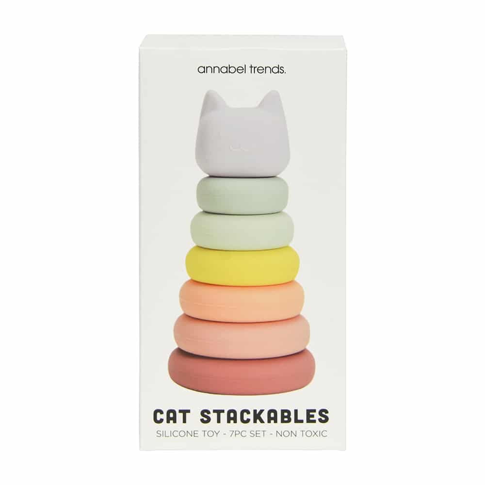 27sc-7pc-annabel-trends-silicone-cat-stackables-baby-teether-toy-0m